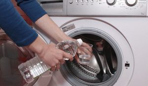 شستشوی لاستیک ماشین لباسشویی با سرکه
