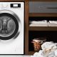 washing machine 80x80 - علت قاطی شدن رنگ لباس در لباسشویی